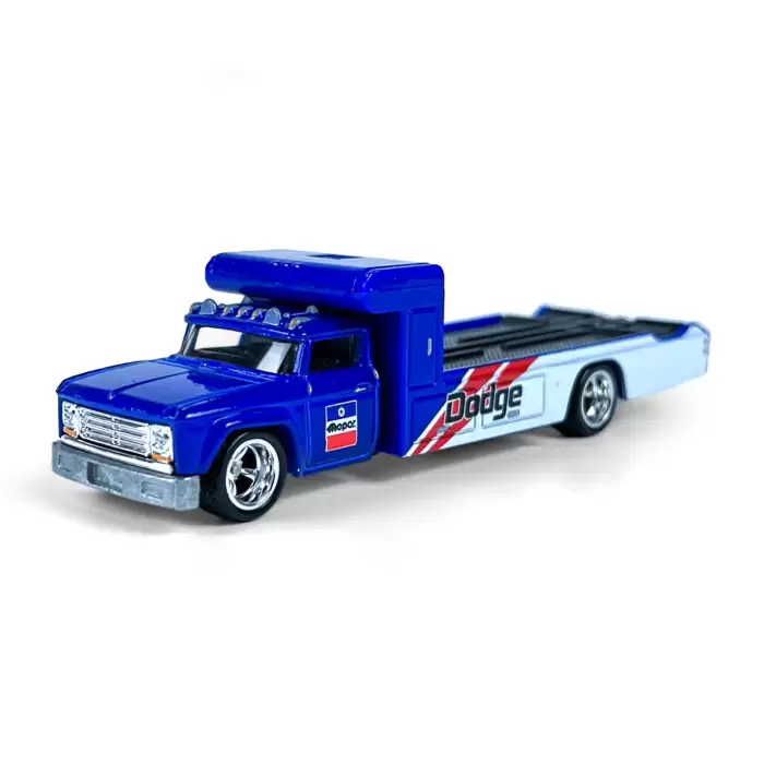 Hot Wheels Team Transport - 80 Dodge Macho Power Wagon & Retro Rig HKF38