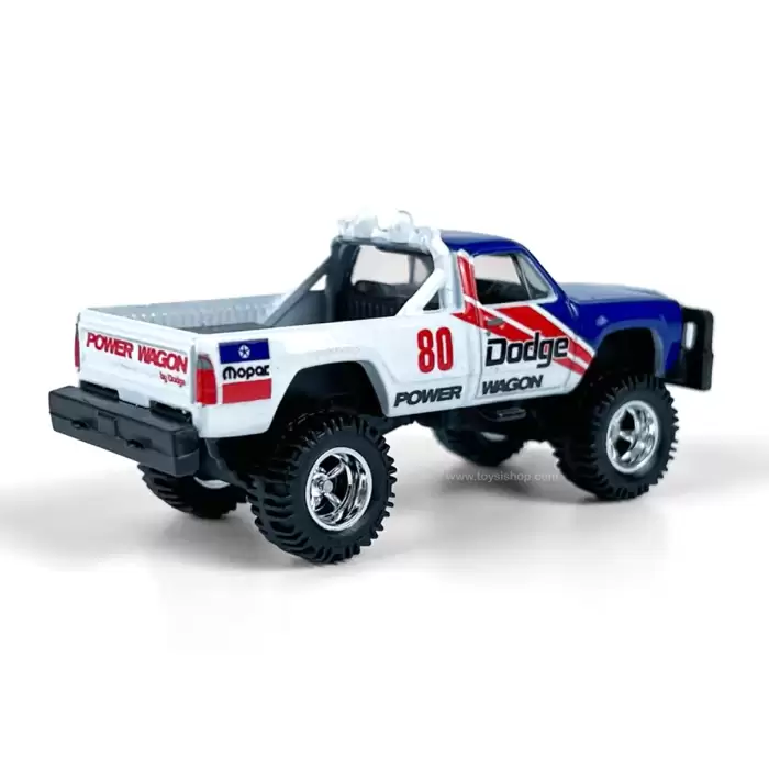 Hot Wheels Team Transport - 80 Dodge Macho Power Wagon & Retro Rig HKF38