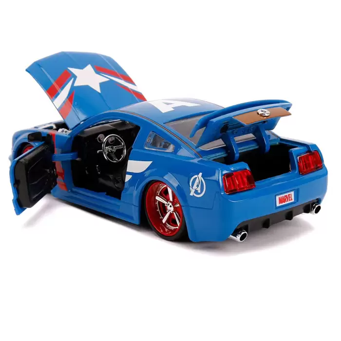 Jada - 1:24 Captain America & 2006 Ford Mustang GT