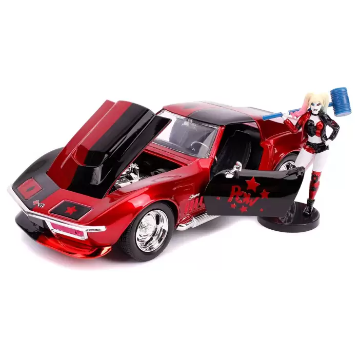 Jada - 1:24 Harley Quinn & 1969 Chevy Corvette Stingray