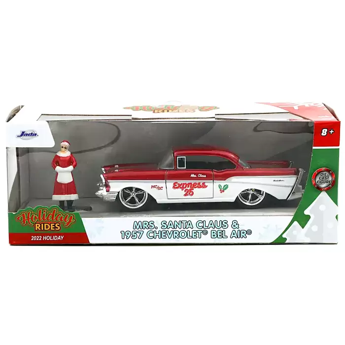 Jada Mrs. Santa Claus & 1957 Chevrolet Bel Air 1:32 - 253253008