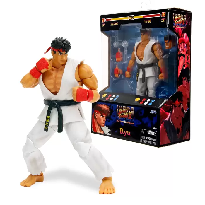 Jada Street Fighter II - Ryu Aksiyon Figürü