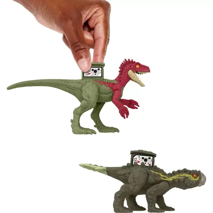 Jurassic World Danger Pack Eoraptor ve Stegouros, HLN49-HTK47
