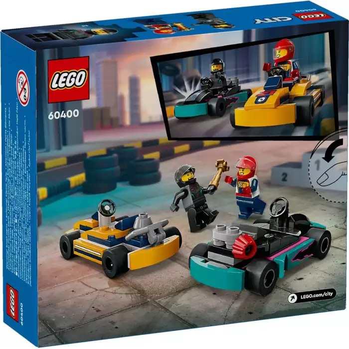 LEGO City Go-Kartlar ve Yarış Sürücüleri, 60400