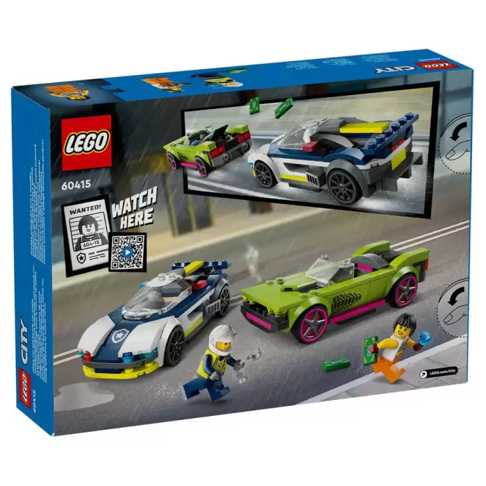 LEGO City Polis Arabası ve Spor Araba Takibi - 60415