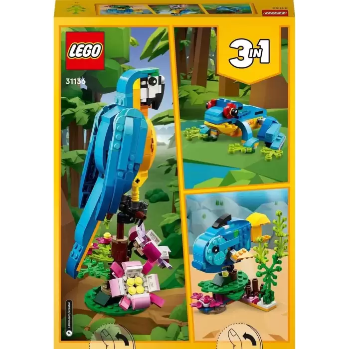 LEGO Creator Egzotik Papağan, 31136