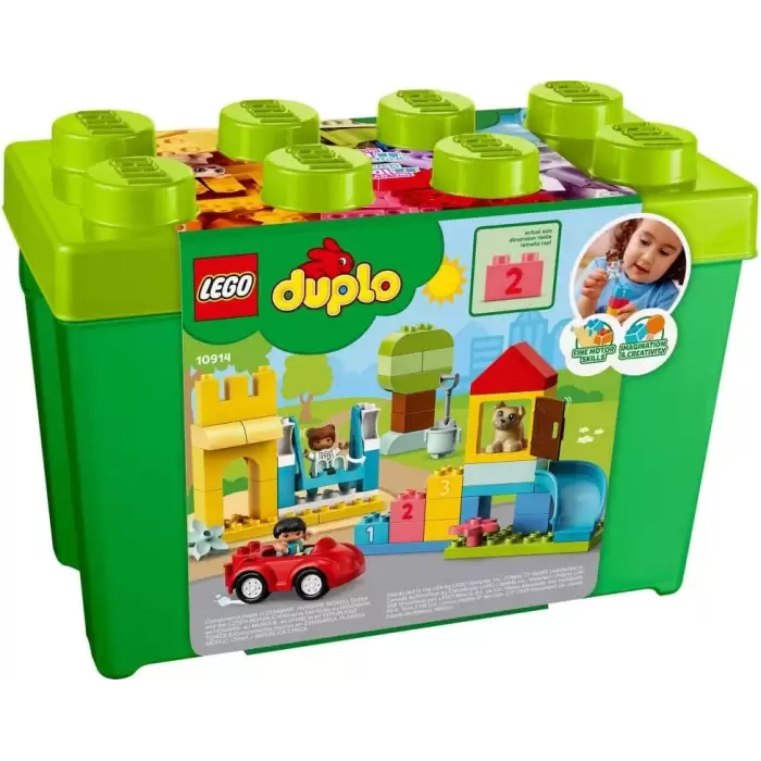 LEGO DUPLO Classic Lüks Yapım Parçası Kutusu 10914 - Yaratıcı Küçük Çocuklar için Oyuncak Yapım Seti (85 Parça)