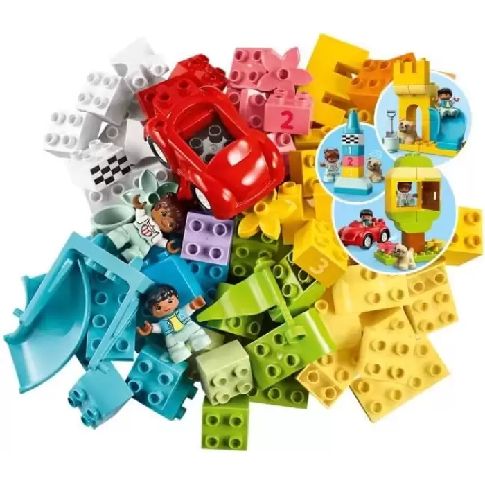 LEGO DUPLO Classic Lüks Yapım Parçası Kutusu 10914 - Yaratıcı Küçük Çocuklar için Oyuncak Yapım Seti (85 Parça)