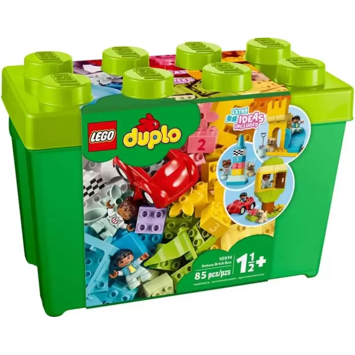 LEGO DUPLO Classic Lüks Yapım Parçası Kutusu 10914 - Yaratıcı Küçük Çocuklar için Oyuncak Yapım Seti (85 Parça)