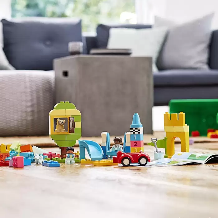 LEGO DUPLO Classic Lüks Yapım Parçası Kutusu 10914 - Yaratıcı Küçük Çocuklar için Oyuncak Yapım Seti (85 Parça)
