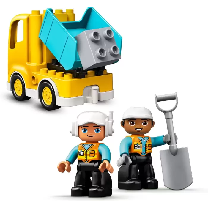 LEGO DUPLO İnşaat Kamyonu ve Paletli Kazıcı, 10931