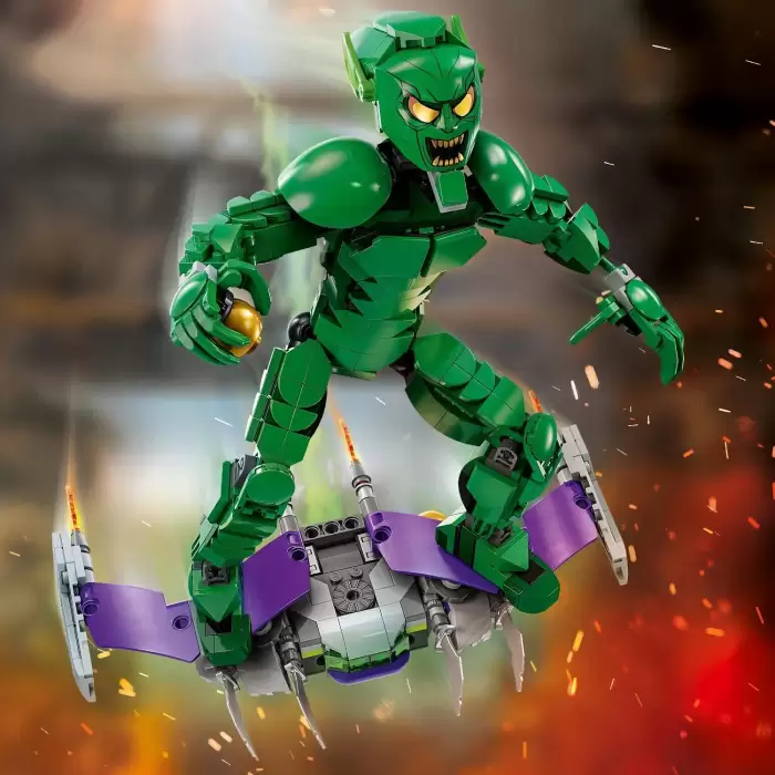 LEGO Marvel Green Goblin Yapım Figürü ,76284