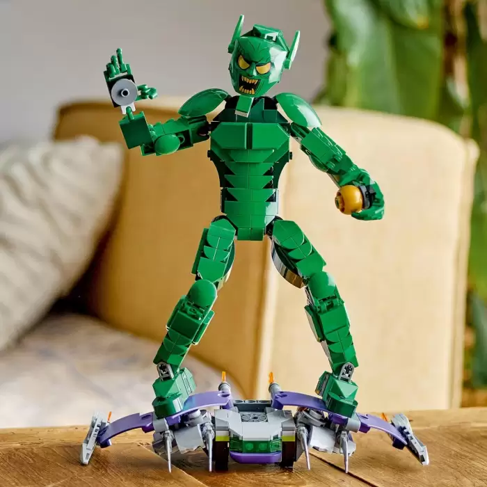 LEGO Marvel Green Goblin Yapım Figürü ,76284