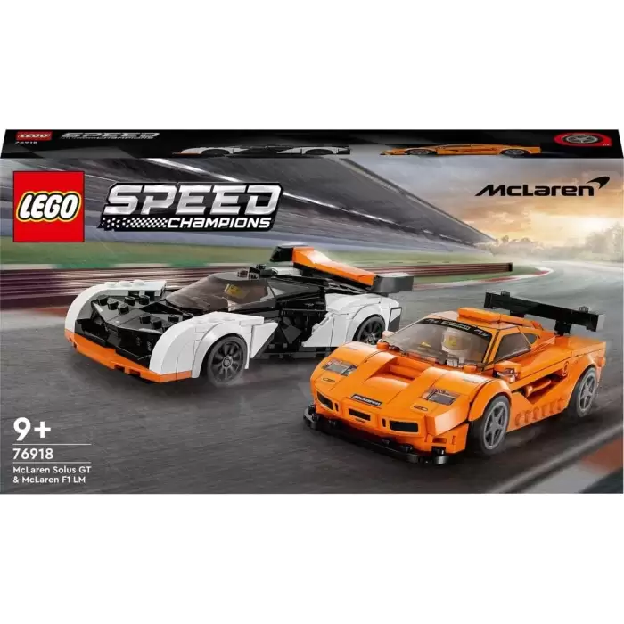LEGO Speed Champions McLaren Solus GT ve McLaren F1 LM ,76918