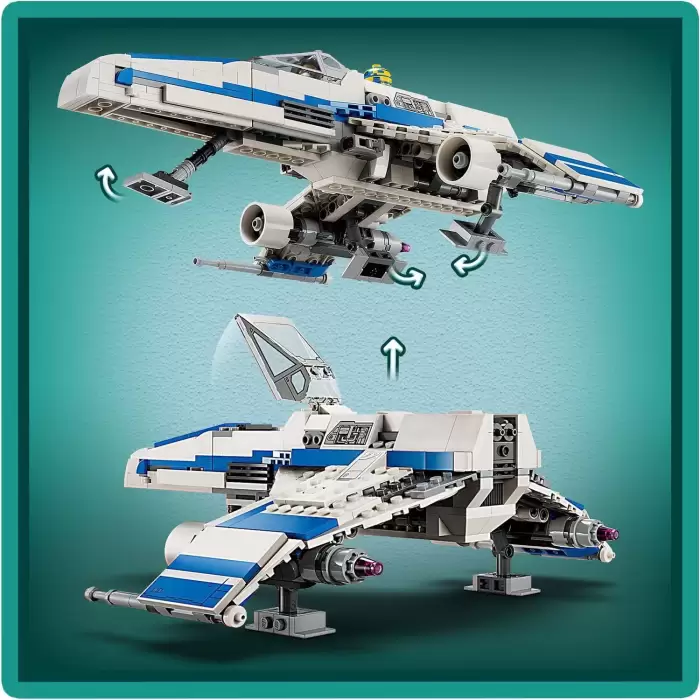 LEGO Star Wars: Ahsoka Yeni Republic E-Wing Shin Hati’nin Starfighter’ına Karşı, 75364