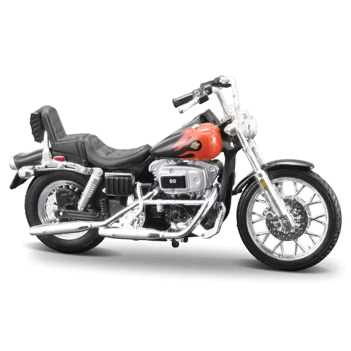 Maisto Harley Davidson 1980 FXWG Wide Glide 1:24 Model Motorsiklet