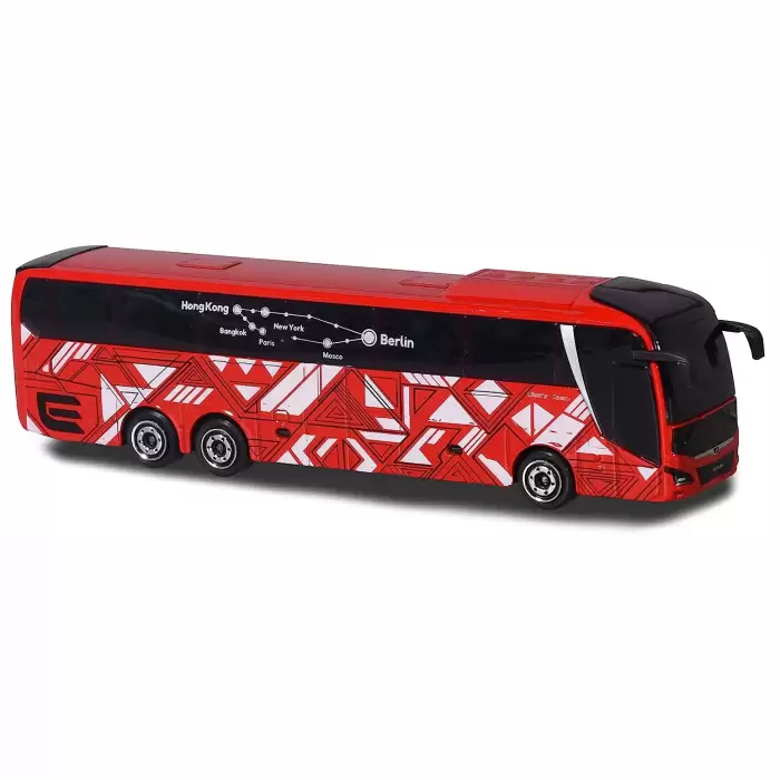 Majorette City Bus - MAN Lions Coach L - Hong Kong Berlin Kırmızı