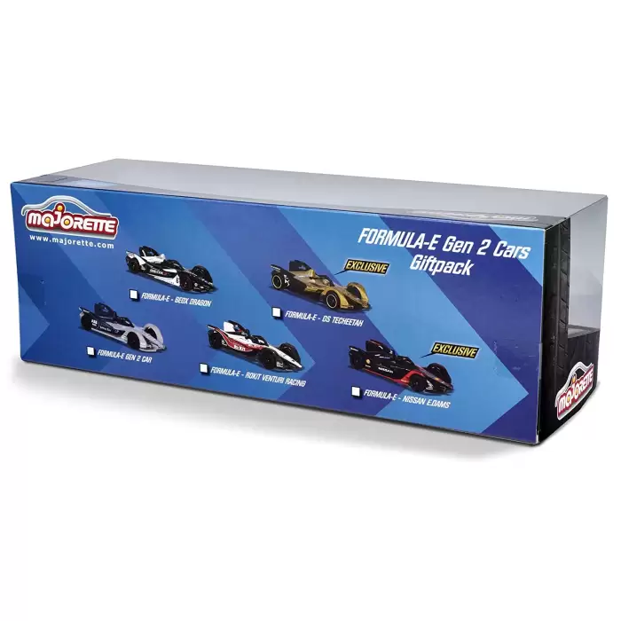 Majorette Formula-E Gen 2 - 5 Araçlı Hediye Paketi