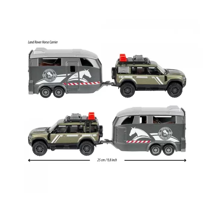 Majorette Land Rover Horse Carrier - 213776000