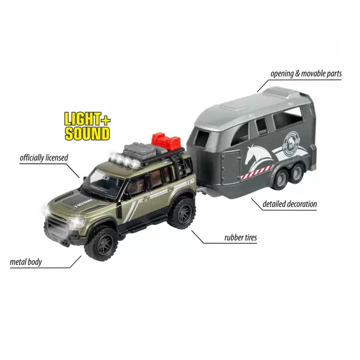 Majorette Land Rover Horse Carrier - 213776000