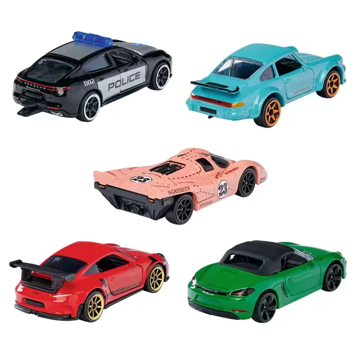 Majorette Porsche Edition- 5 Araçlı Hediye Paketi