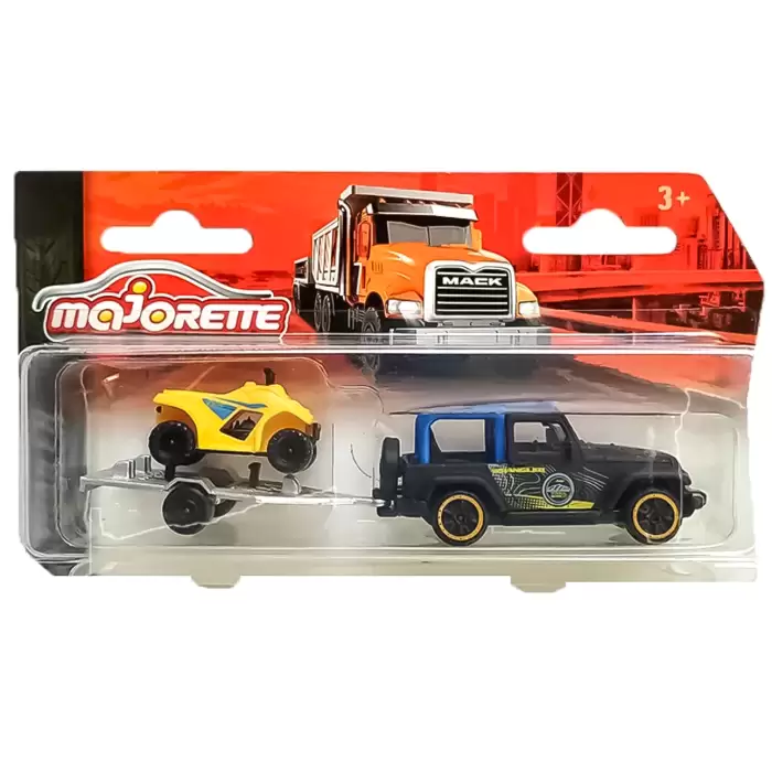 Majorette Trailer Jeep Wrangler- 3154