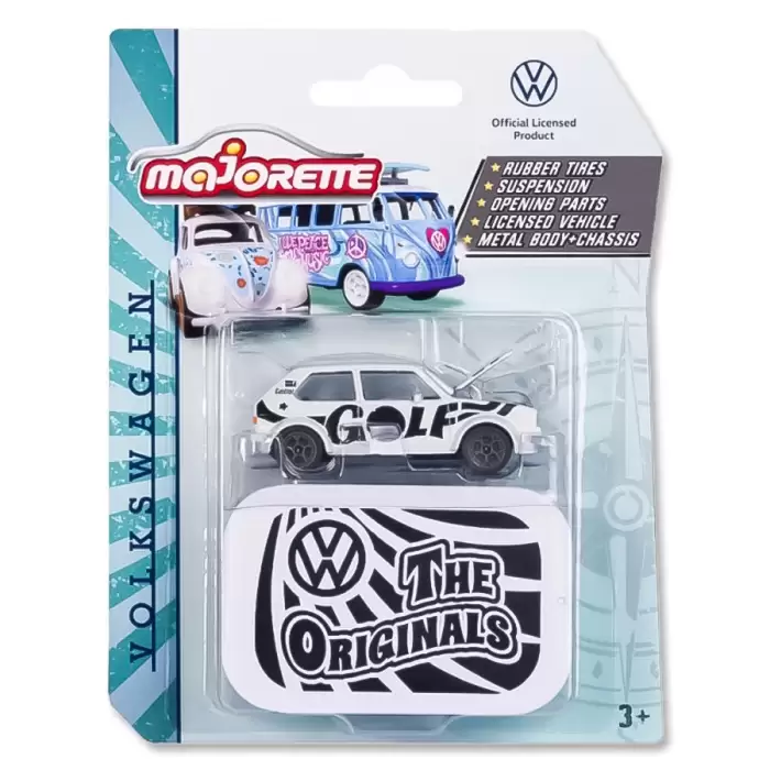 Majorette Volkswagen Deluxe Cars - Golf MK 1 White