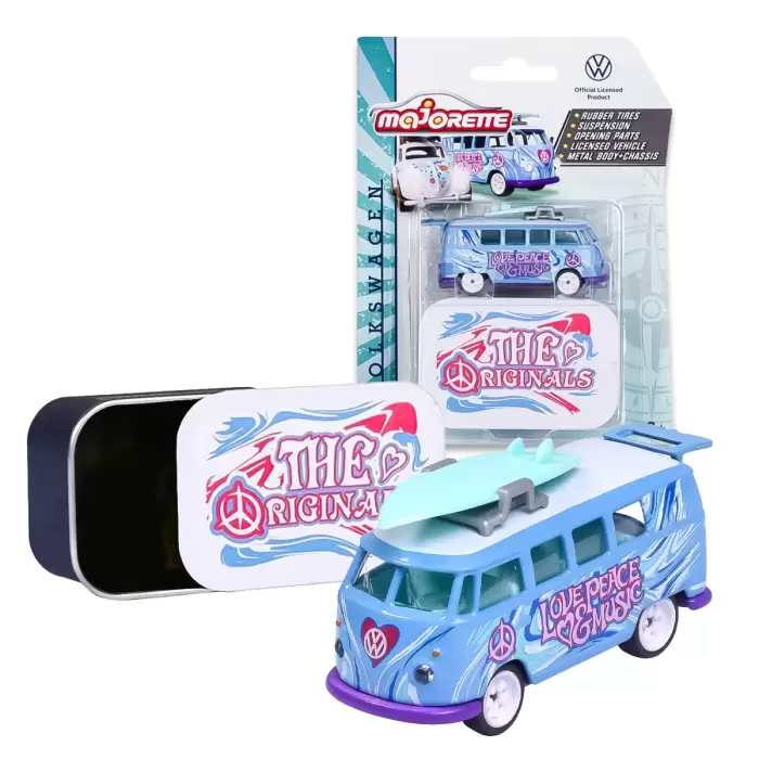 Majorette Volkswagen Deluxe Cars - T1 Love Peace