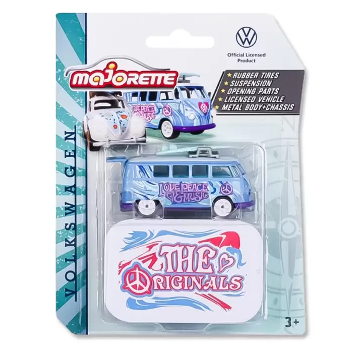 Majorette Volkswagen Deluxe Cars - T1 Love Peace