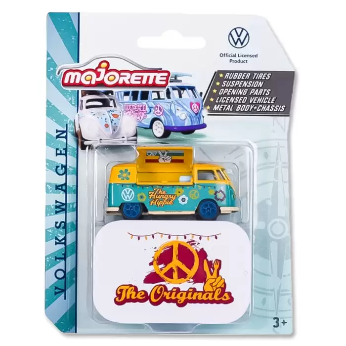 Majorette Volkswagen Deluxe Cars - T1 The Hungry Hippie