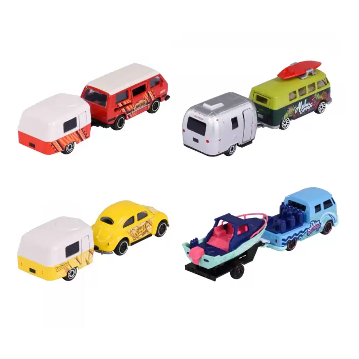 Majorette Volkswagen Original Trailer Set