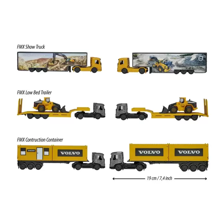 Majorette Volvo FMX Construction Container