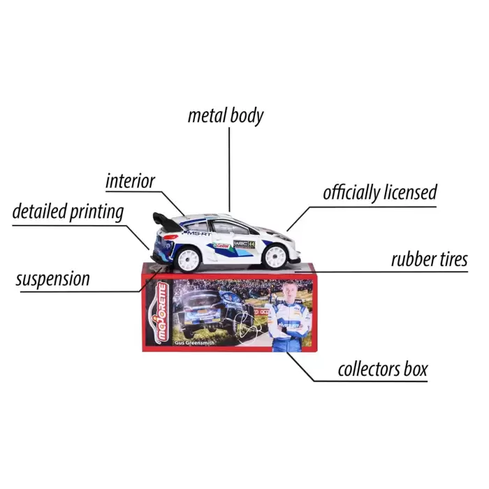 Majorette WRC Cars - Ford Fiesta WRC
