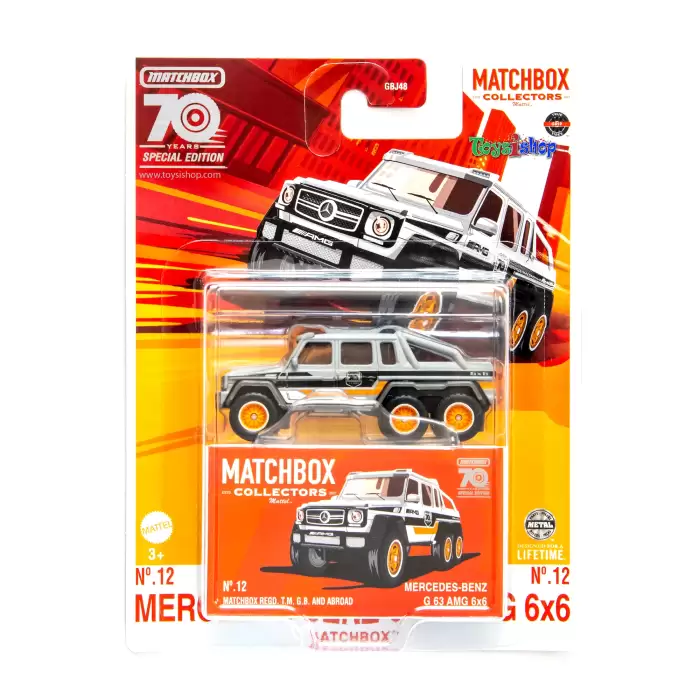 Matchbox Collectors 70. Special Edition - Mercedes Benz G 63 AMG 6x6 - HLJ70