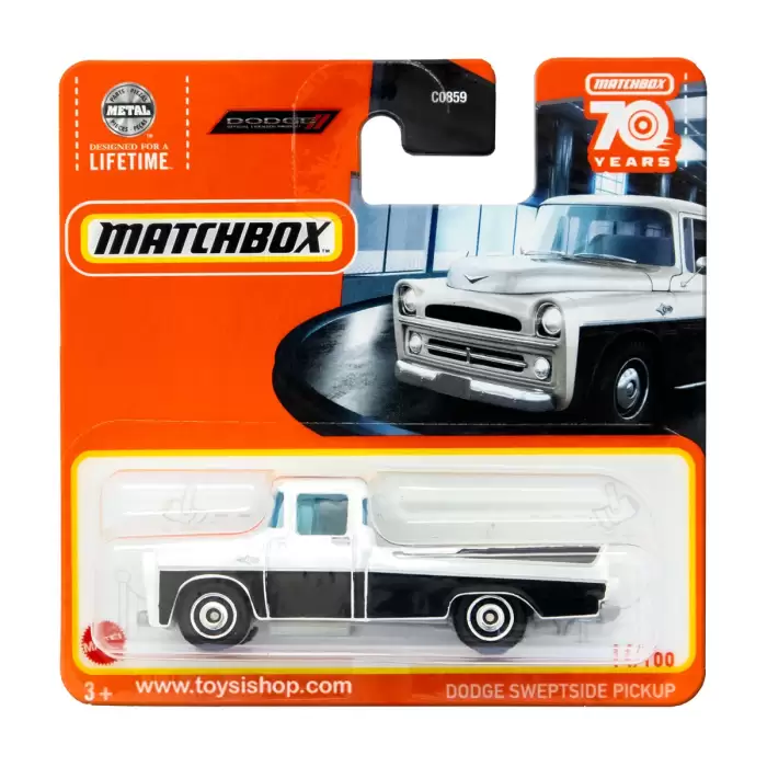 Matchbox Dodge Sweptside Pickup - 70. Yıl Özel Seri - 14/100