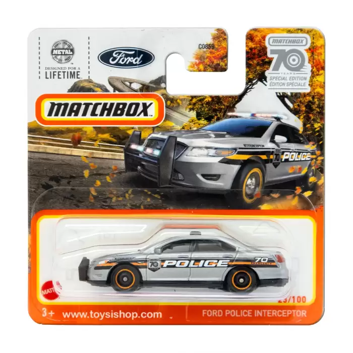 Matchbox Ford Police Interceptor - 70. Yıl Özel Seri - 23/100
