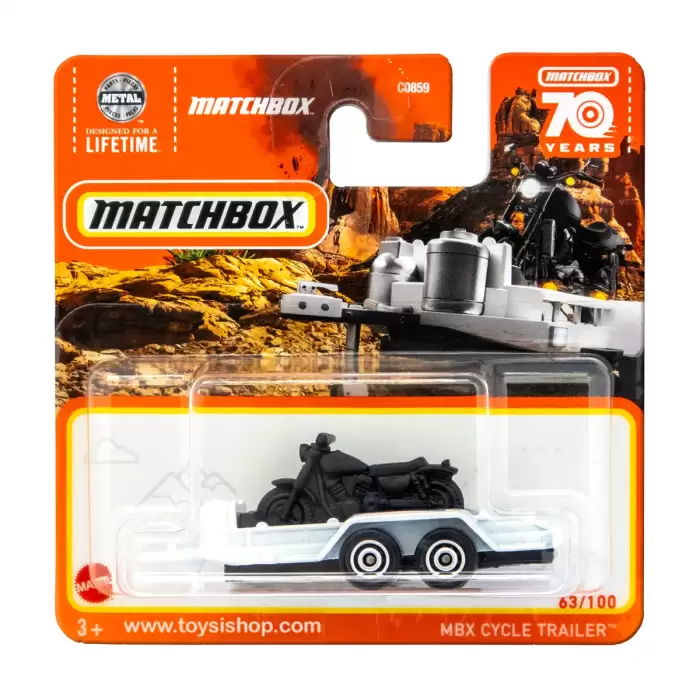 Matchbox MBX Cycle Trailer- 70. Yıl Özel Seri - 63/100