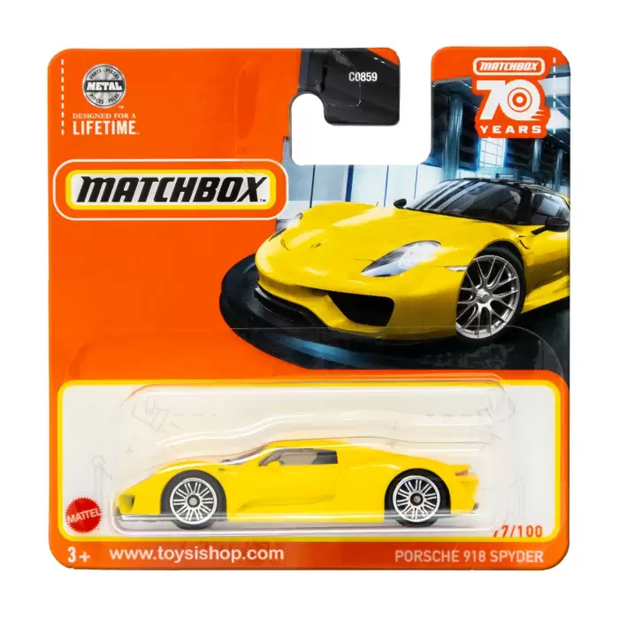 Matchbox Porsche 918 Spyder - 70. Yıl Özel Seri - 77/100