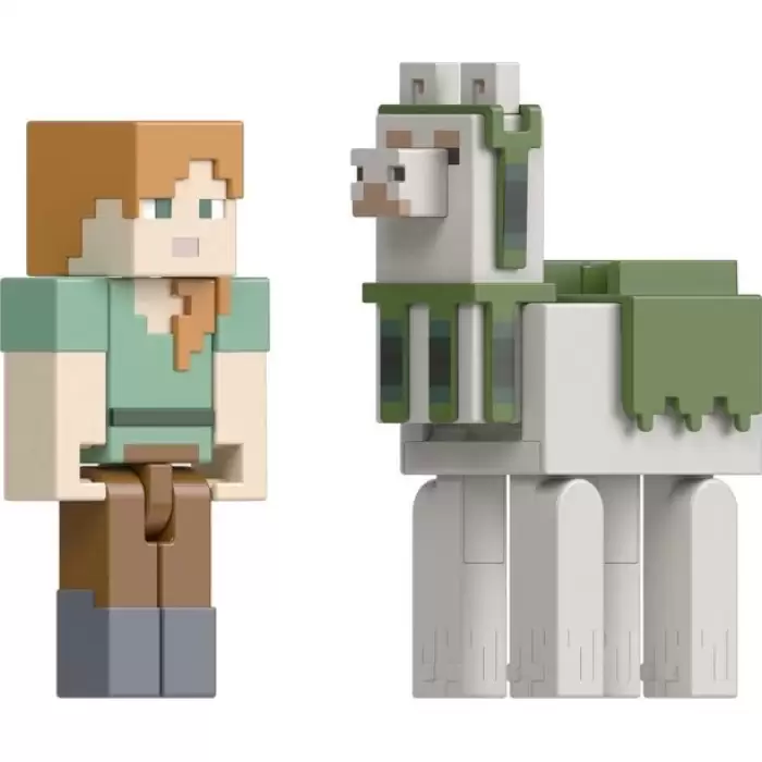 Minecraft Alex and Llama - İkili Figür Seti HLB30