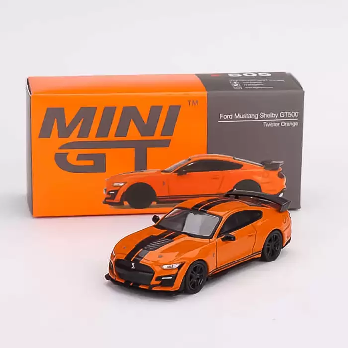 Mini GT 1/64 Ford Mustang Shelby GT500 Twister Orange MGT00505