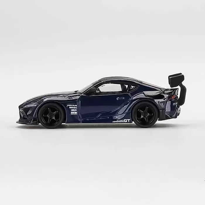 Mini GT 1/64 HKS Toyota GR Supra (A90) Downshift Blue MGT00368