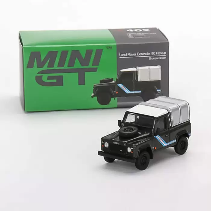Mini GT 1/64 Land Rover Defender 90 Pickup Bronze Green MGT00402