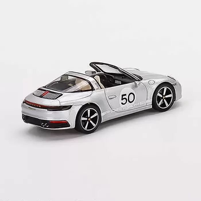 Mini GT 1/64 Porsche 911 Targa 4S Heritage Design Edition GT Silver Metallic MGT00507