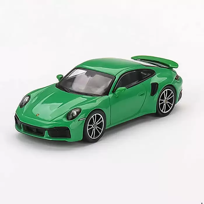 Mini GT 1/64 Porsche 911 Turbo S Python Green MGT00525
