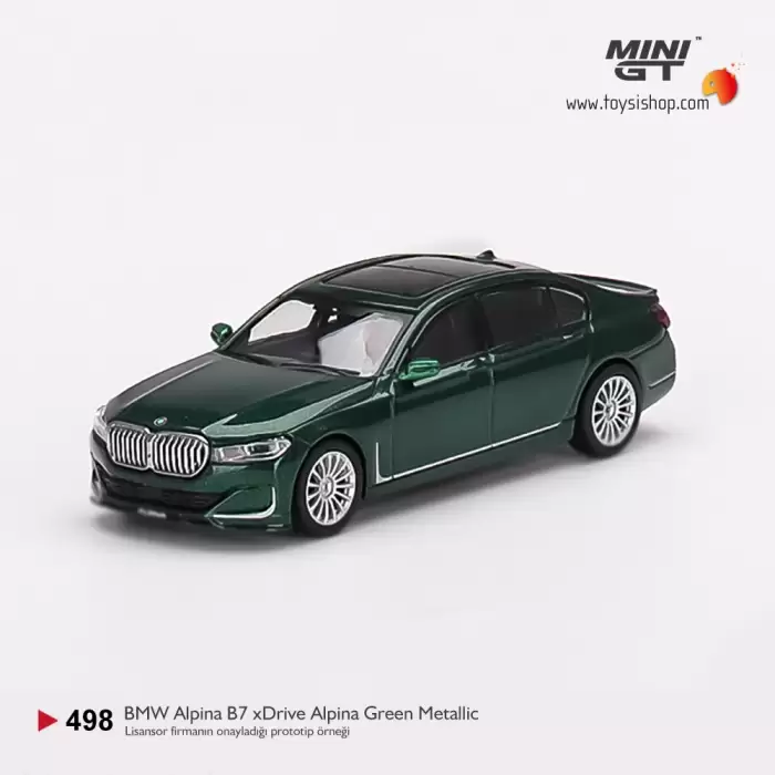 Mini GT BMW Alpina B7 xDrive Alpina Green Metallic - 498