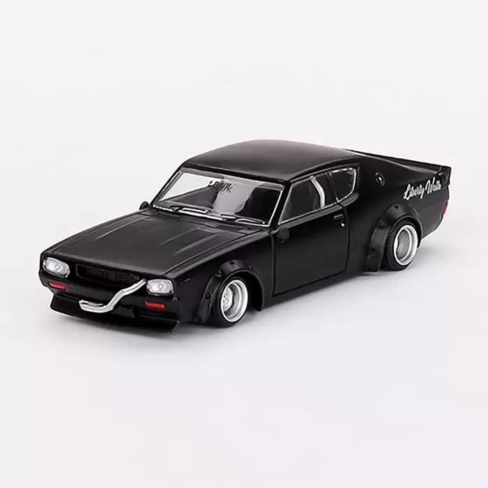 Mini GT Nissan Skyline Kenmeri Liberty Walk Matt Black - MGT00655