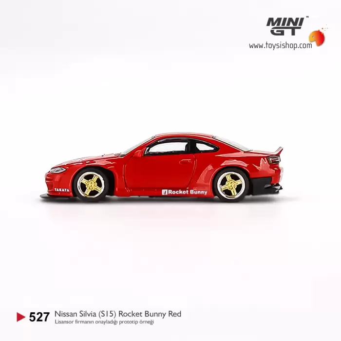 Mini GT Nissan Silvia (S15) Rocket Bunny Red- 527
