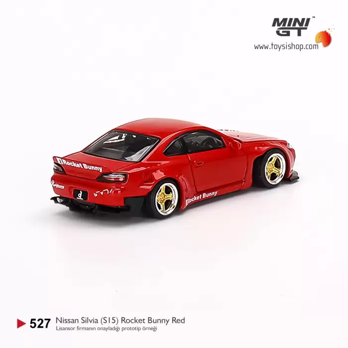 Mini GT Nissan Silvia (S15) Rocket Bunny Red- 527