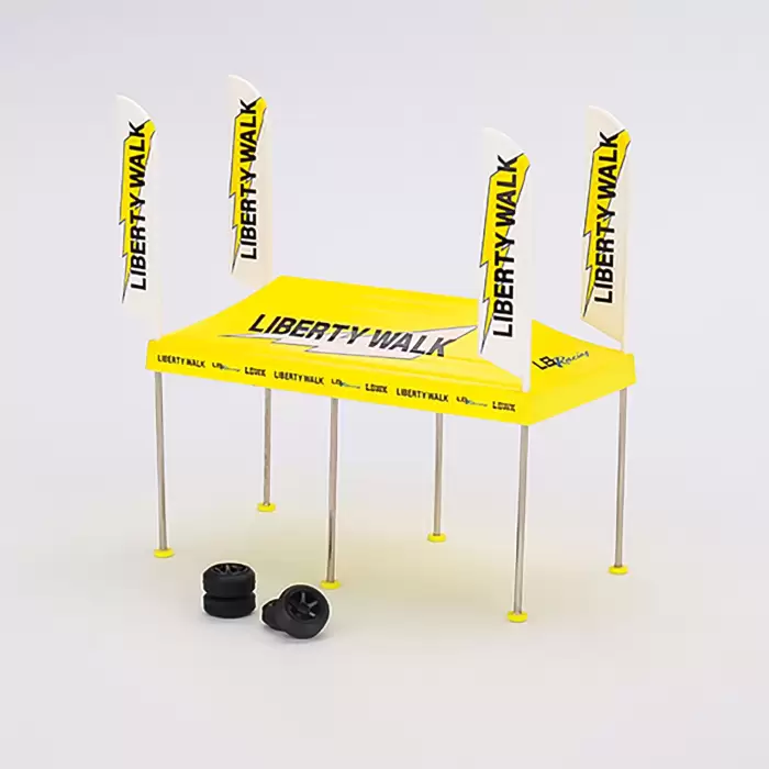 Mini GT Paddock Service Tent Set - LB Racing - MGTAC31