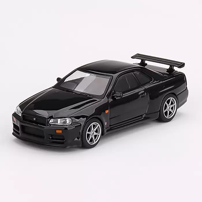 Mini GT Nissan Skyline GT-R (R34) V-Spec Black Pearl - MGT00570